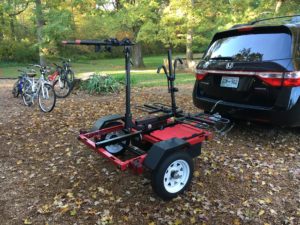 TRAILERACK - Multi-Hitch Accessory Trailer - FamilyBikeTrailer.com