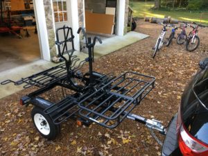 TRAILERACK - Multi-Hitch Accessory Trailer - FamilyBikeTrailer.com