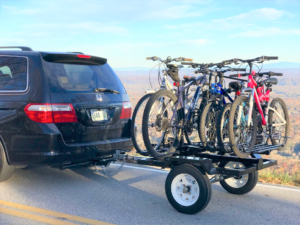 TRAILERACK - Multi-Hitch Accessory Trailer - FamilyBikeTrailer.com